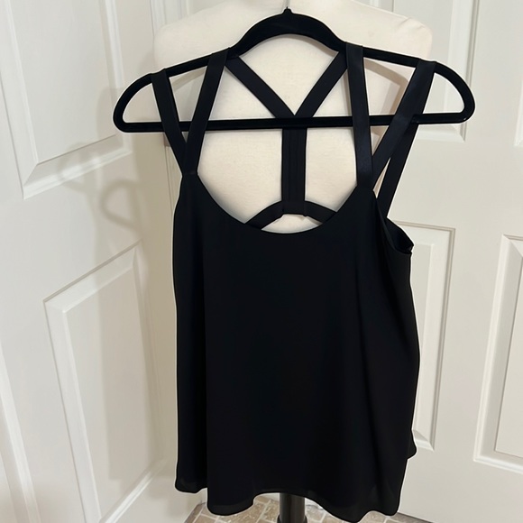 Elizabeth and James Tops - Elizabeth and James cage back tank